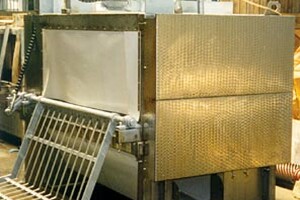 Jednoválcový odštětinovač v provedení nerez po generální opravě